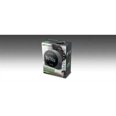 Zdjęcie produktu dla Muse M-185 CDB, Cyfrowy budzik, Czarny, LCD, Biały, Bateria, AAA