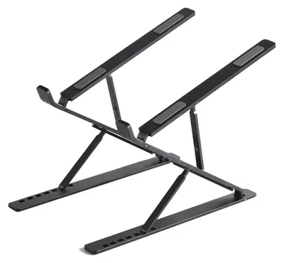 Image de Support pour ordinateur portable en aluminium pliable, avec hauteur réglable