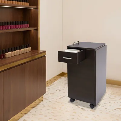 Immagine prodotto di Tavolo per manicure - Tavolo per unghie - Tavolo da lavoro - Tavolo estetico - Scrivania per manicure - Pieghevole - 3 cassetti