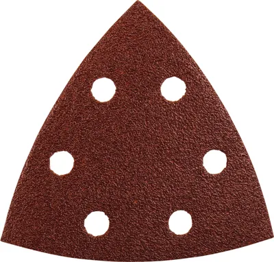 Immagine prodotto di Fogli Carta Abrasiva A Delta Con Velcro Forati - grana 80 blister da pz.10