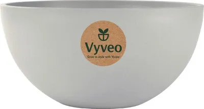 Immagine prodotto di Vyveo - Vaso da fiori Bolla - Grigio chiaro - 20x12