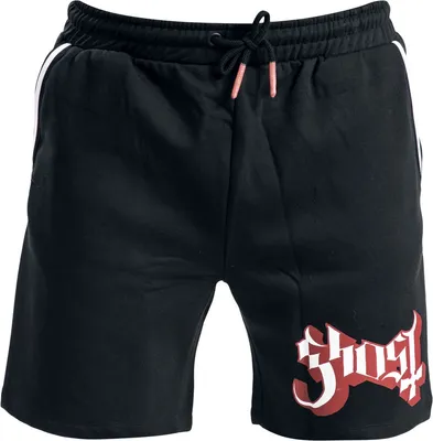Produktbild von Ghost Short Herren Logo schwarz Band-Merch, Bands 65% Baumwolle, 35% Polyester L