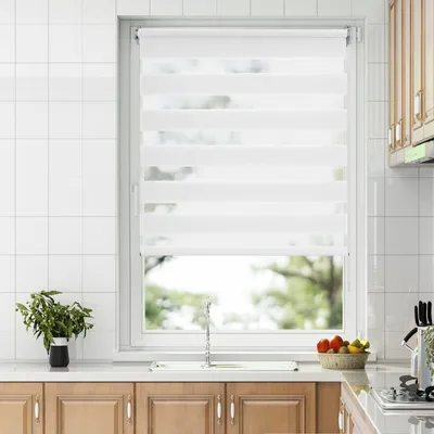 Produktbild von Doppelrollo 70x200 Weiß