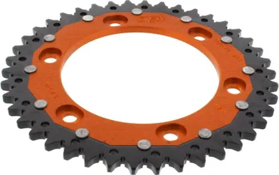 Obrázok produktu pre ZF 42 zubov 525 oranžová čierna dvojitá reťaz pre Ktm