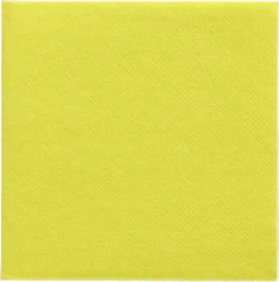 Produktbild von Servietten "DAILY Collection" 1/4-Falz 24 cm x 24 cm limonengrün , 6 x 150 Stück