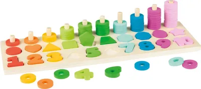 Produktbild von Playtive Logik-Spiel Kinder Holz-Rechenspielzeug nach Montessori-Art