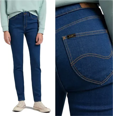 Produktbild von LEE, Damen Jeanshose, Skinny fit, SCARLETT HIGH, W28 L33, Blau, Jeans, baggyjeans, buggy