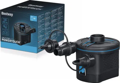 Obrázek produktu pro Bestway 62254, Nafukování, 430 l/min, Černá, Modrá, ABS (akrylonitril-butadien-styren), Kov, Polypropylen (PP), Baterie, 6 V