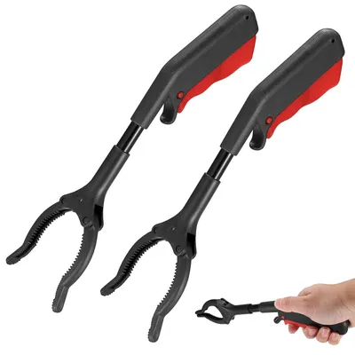Productafbeelding van TRANKIELO® - 2 stuks grijptang voor senioren - 29 cm grijper voor volwassenen - ergonomisch en antislipontwerp