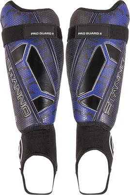 Image de Stanno Pro Guard II Protège-Tibias - Noir / Bleu  | Taille: M