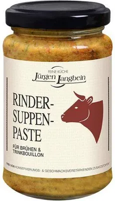 Produktbild von Jürgen Langbein Rinder-Suppen-Paste 250 g für Brühen und Trinkbouillons