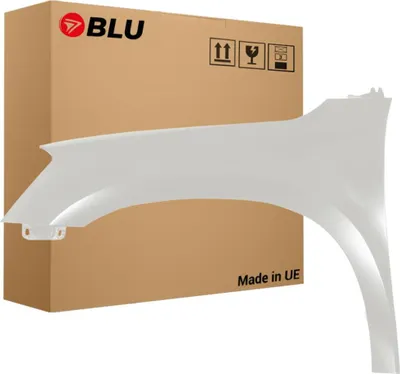 Immagine prodotto di BLU Parafango compatibile con Skoda Yeti 5L LIFT LF8L Sinistra Silber StahlGrau | 2013-2017 | Anteriore | Verniciato | Pronto per il montaggio | Acciaio