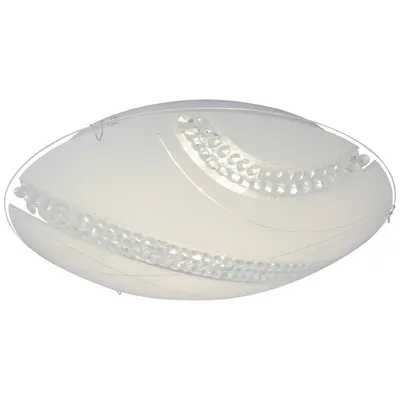 Produktbild von Brilliant LED Wand- & Deckenleuchte Pinola Kristall Weiß Ø40cm 18W 1400lm neutralweiß 4000K