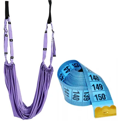 Productafbeelding van Elastische hangmat voor aerial yoga Yoga Air ballet en gymnastiek + meetlint 150 cm
