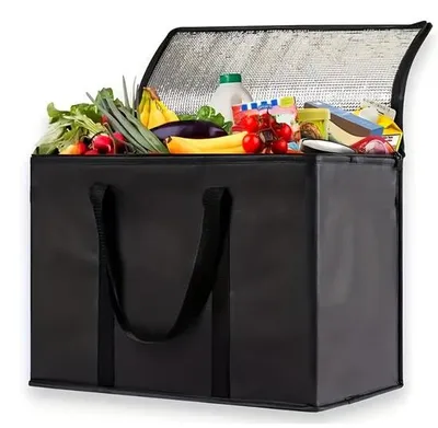 Productafbeelding van Ibenzoa® Opvouwbare Koeltas 35 liter – geïsoleerd met stevige draaghandgrepen, ideaal voor kamperen, barbecueën, reizen en picknicken
