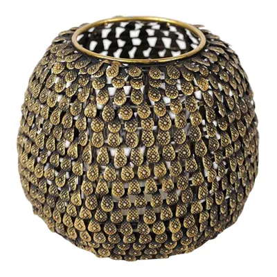 Produktbild von Rasteli Windlicht Metall Bronze-Kupfer D 20 cm H 16,5