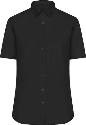 Produktbild von Ladies' Shirt Shortsleeve Micro-Twill black, Gr. XS