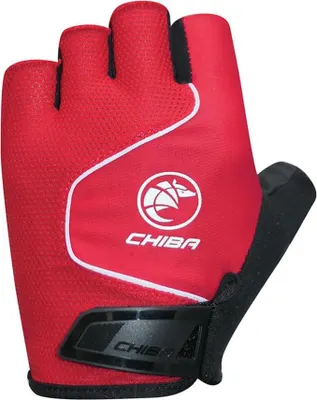 Produktbild von CHIBA Cool Air - Radhandschuhe kurzfinger, rot, S, atmungsaktiv, Gelpolster.