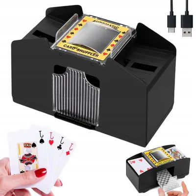 Obrázek produktu pro Automatický míchač karet, kasino karetní hra pro poker, domácí karetní hra, Texas Hold'em