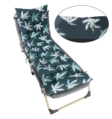 Zdjęcie produktu dla Poduszka do leżaka – 170 x 23 x 8 cm – Gruba poduszka z poliestru – Tkanina żakardowa – Do użytku na zewnątrz – Kolor: H