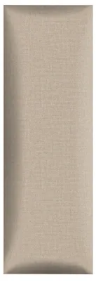 Obrázek produktu pro Nástěnné panely 3D 30 x 90 cm čalouněné - pro velmi snadnou montáž, z velurové tkaniny, s měkkou výplní, barva béžová