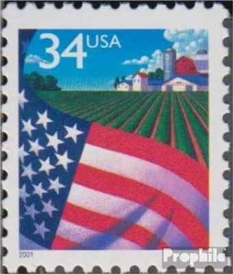 Produktbild von Briefmarken USA 2001 Mi 3425 (kompl.Ausg.) postfrisch Flagge