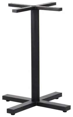 Immagine prodotto di Base per tavolo in metallo SH-3046-1, per ufficio, hotel, ristorante, dimensioni 58x58x72,5 cm, nero