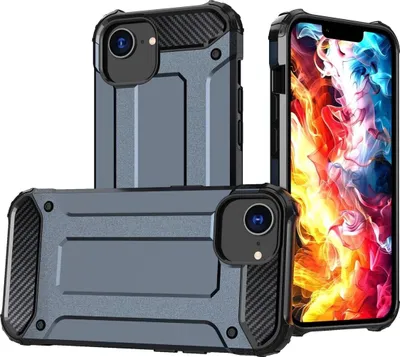 Obrázek produktu pro Hybrid Armor Case pouzdro na mobilní telefon kompatibilní s iPhone 16e (SE 4 2025) Blue