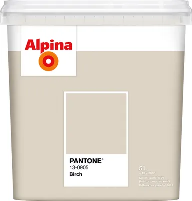 Produktbild von Alpina Wandfarbe Pantone matt birch 5 L