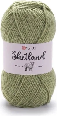 Produktbild von YarnArt Shetland Wolle, 220m/100g - Perfekt für Winteraccessoires, Waschmaschinengeeignet