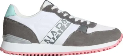 A side view of a single sneaker.