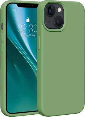Produktbild von Etteri Silikonhülle für iPhone 14 6.1" Handyhüllen hellgrün