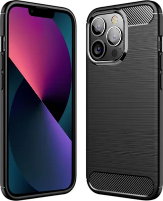 Obrázek produktu pro TPU kryt pro mobilní telefon Apple iPhone 13 Pro Max ochranný kryt carbon look ochranné pouzdro