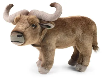 Image de Peluche Buffel - Debout - 28 cm - Marron