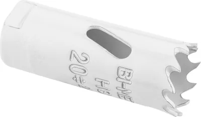 Produktbild von Bi-Metall Lochsäge 20 mm mit 38 mm Bohrtiefe, progressive Verzahnung für präzise Bohrungen