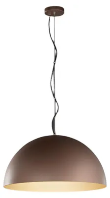 Immagine prodotto di Sospensione in Metallo 10S48562 Colore Marrone Metallizzato e Oro Opaco, Struttura in Acciaio, Lampada a Soffitto Design Moderno - Perenz