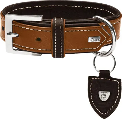 Produktbild von Hunter Halsband Tara cognac/dunkelbraun, Größe: 60 cm / Breite: 4,0 cm