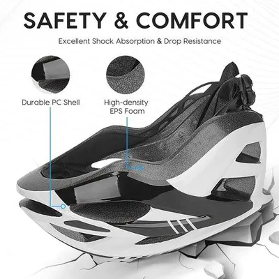 Zdjęcie produktu dla Kask rowerowy dla dorosłych - regulowany, obwód 55-62 cm - lekki - zoptymalizowana wentylacja