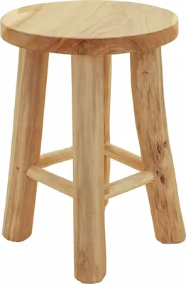 Produktbild von Blumenhocker rund 15x17 cmTeak-Holz natur