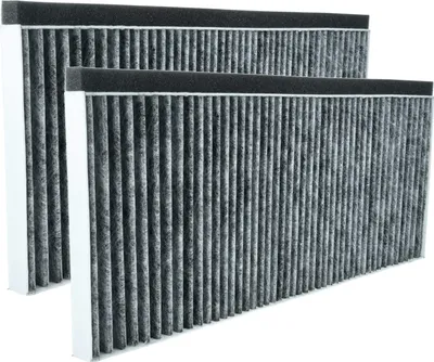 Produktbild von vhbw 2x Aktivkohlefilter Ersatz für Siemens 11008080, 17006837, LZ45510 für Dunstabzugshaube - 45,5 x 20,0 x 2,3 cm