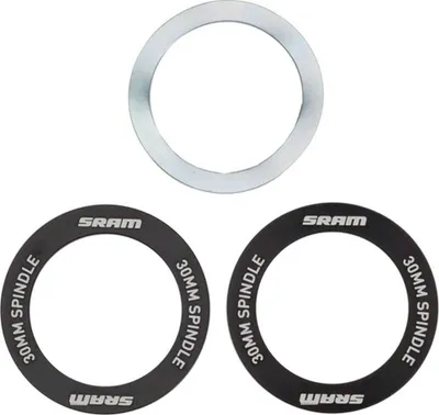 Image de Rondelle d’axe pour boîtier de pédalier Truvativ BB30 – Noir/Argent