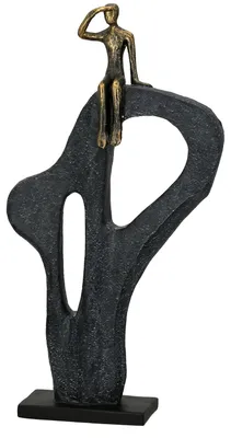 Produktbild von Casablanca by Gilde Skulptur Blick in die Ferne bronzefarben H. 47 cm, 37872