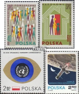 Produktbild von Briefmarken Polen 1970 Mi 2026-2027,2028,2040 (kompl.Ausg.) postfrisch Volkszählung