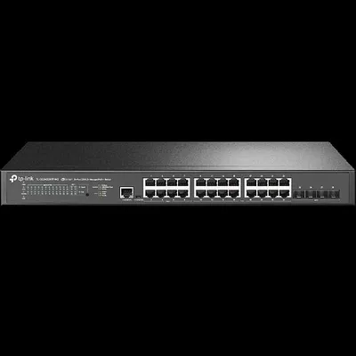Produktbild von TP-Link JetStream TL-SG3428XPP-M2 V1 - Switch - L2+ - managed - 16 x 10/100/1000/2.5G (PoE+) + 8 x 10/100/1000/2500 (PoE++) + 4 x 10 Gigabit SFP+ - an Rack montierbar - PoE++ (500 W)