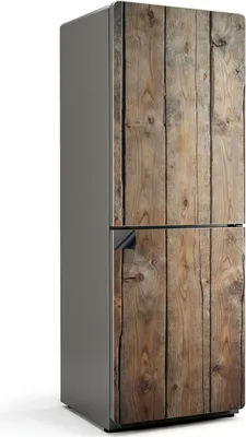 Produktbild von Vertikale Holzbretter – Magnetische Kühlschrank Abdeckung – Dekorfolie magnetisch Küche – Kühlschrank Magnet Deko – selbstklebende Magnettafel – Magnetfolie für Kühlschranktür – 70x190 cm