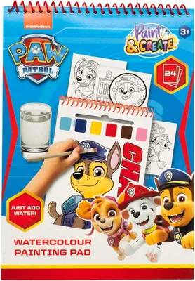 Imagen del producto de Canenco Paw Patrol: Libro para colorear con acuarelas, modelo PW24355V1