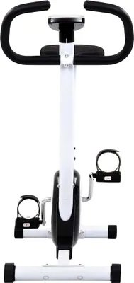 Productafbeelding van vidaXL Hometrainer met riemaandrijving, zwart