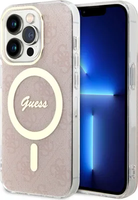 Immagine prodotto di Guess Guhmp15Lh4Stp Custodia rigida per Iphone 15 Pro 6.1Rózowy/Rosa Iml 4G Magsafe