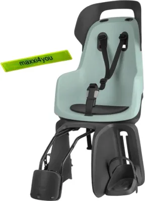 Produktbild von Bobike GO 1P Kinderfahrradsitz Hinten Rahmenbefestigung Marsmallow Mint inkl. maxxi4you Reflexband