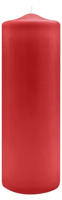 Produktbild von Spitzkopf Stumpen Kerzen Rot 30 x Ø 10 cm, 6 Stück